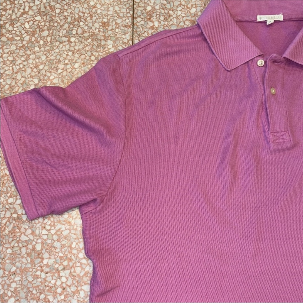 Peter Millar Mens Large Solid Periwinkle Pima Cot… - image 5